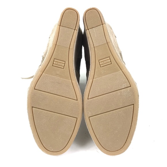 Toms Desert Wedge High Heels Suede Size 7.5 - Picture 7 of 7